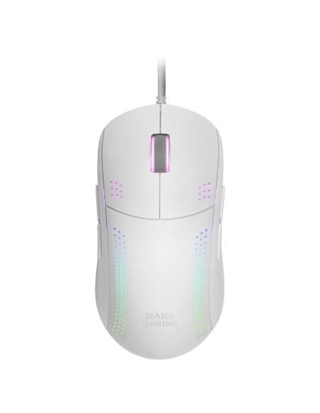 Mars Gaming MMPRO 32000DPI Blanco RGB