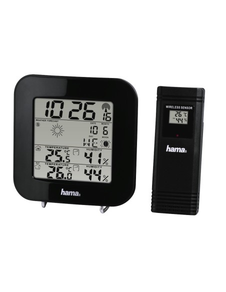 Hama Estación MeteorológicaÂ EWS-200 en color negro