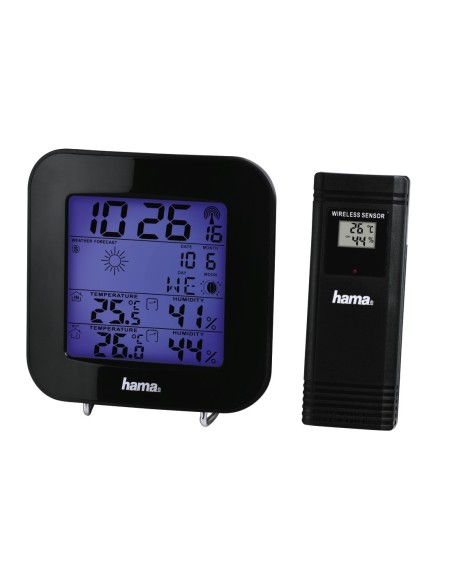 Hama Estación MeteorológicaÂ EWS-200 en color negro