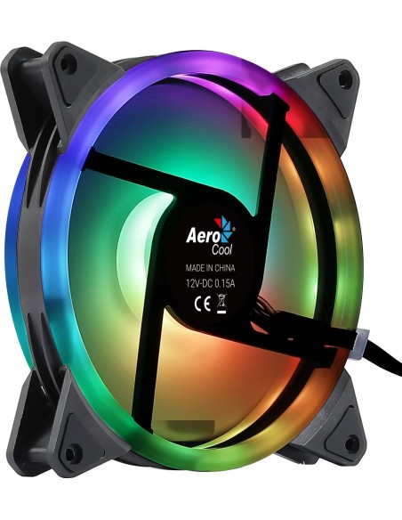 Aerocool Duo 14 Carcasa del ordenador Ventilador 14 cm Negro