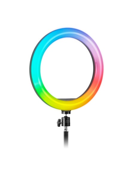 Mars Gaming MGRING Anillo Iluminación ARGB Trípode Soporte Smartphone y Webcam Mando