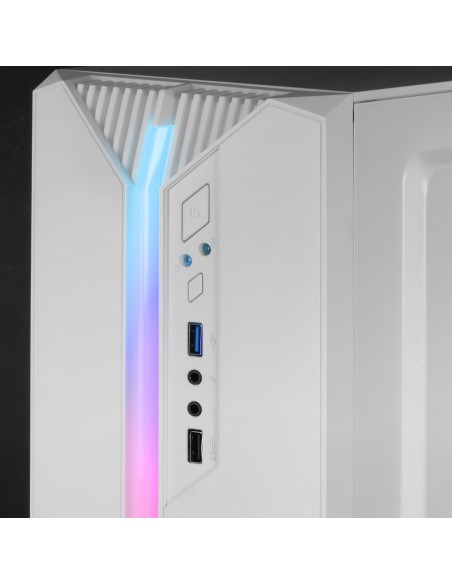 Mars Gaming MC-S1 ARGB Micro ATX Blanca