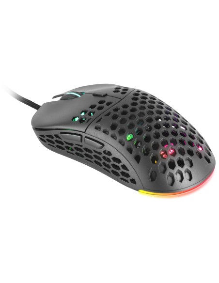 Mars Gaming MM55 12800DPI Negro RGB