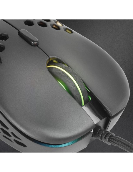 Mars Gaming MM55 12800DPI Negro RGB