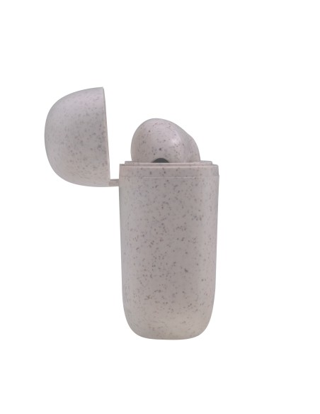 Mars Gaming MHI-ECO Auriculares Inalámbricos TWS Ecológicos Bluetooth 5.1 Micrófono Material Orgánico Wheat Straw