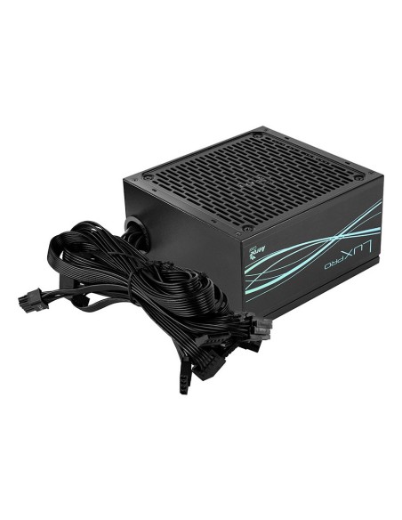 Fuente De Alimentacion Aerocool Lux Pro 650w Certificado 80 Plus Bronze Pfc Activo Vent. 14x14mm