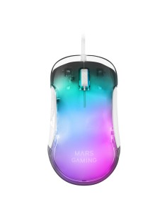 Mars Gaming MMGLOWW RGB 12800DPI Blanco