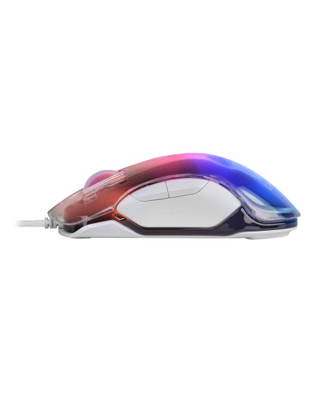Mars Gaming MMGLOWW RGB 12800DPI Blanco