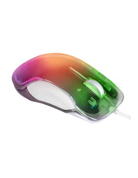 Mars Gaming MMGLOWW RGB 12800DPI Blanco