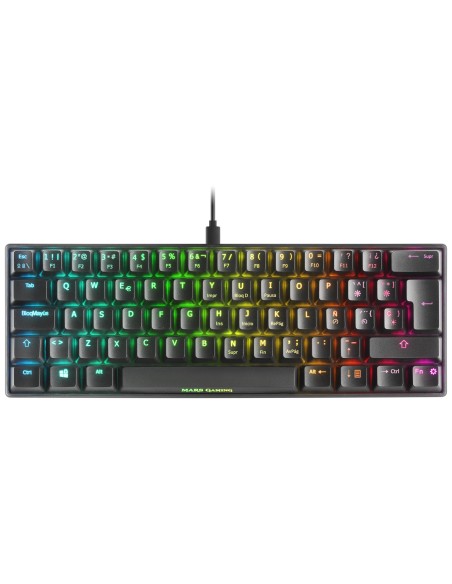 Mars Gaming MKMINIBES Mecánico Negro RGB