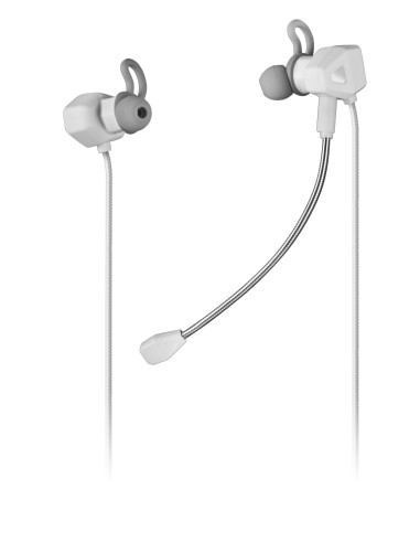 Mars Gaming MIHXW auricular y casco Auriculares Dentro de oído Conector de 3,5 mm Blanco