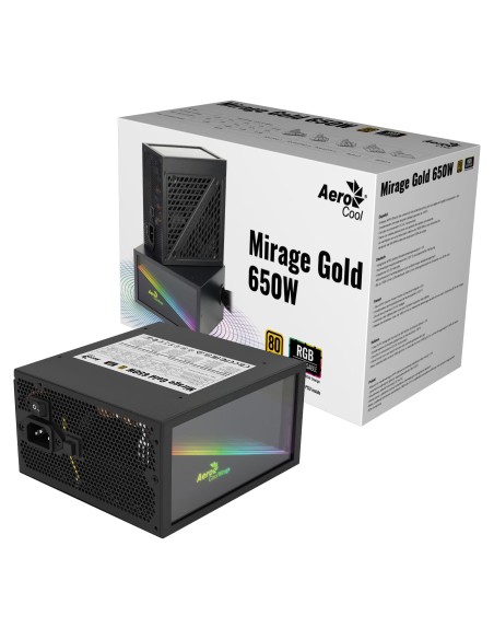 Aerocool Mirage 650W ATX 80 Plus Gold Negra