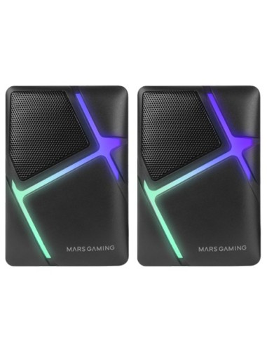 Mars Gaming Altavoces MS-H RGB Negro