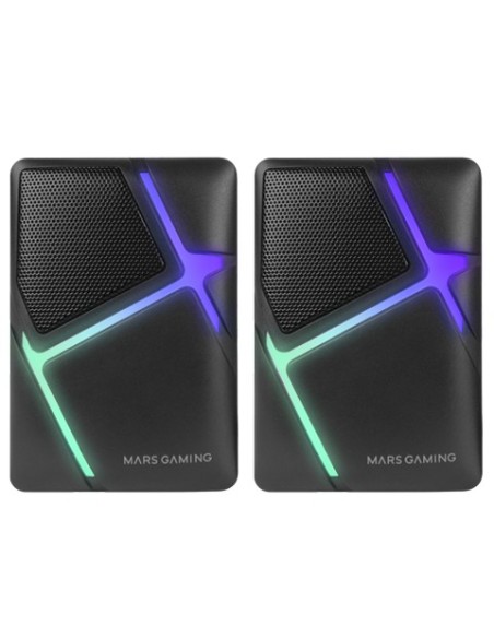 Mars Gaming Altavoces MS-H RGB Negro