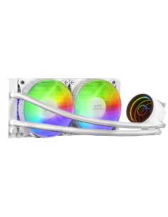Refrigeración Líquida MARS GAMING MLONE240W FRGB FAN White