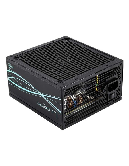 Fuente De Alimentacion Aerocool Lux Pro 550w Certificado 80 Plus Bronze Pfc Activo Vent. 14x14mm