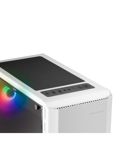Mars Gaming MC-X2 ATX Blanca RGB