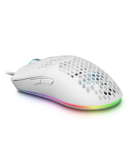 Mars Gaming MMAX 12400DPI Blanco RGB