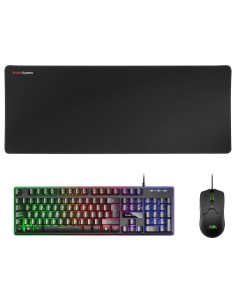 Combo Mars Gaming MCPXBES H-Mech FRGB 10000DPI XXL Negro