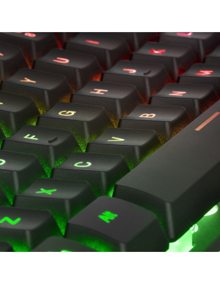 Combo Mars Gaming MCPXBES H-Mech FRGB 10000DPI XXL Negro