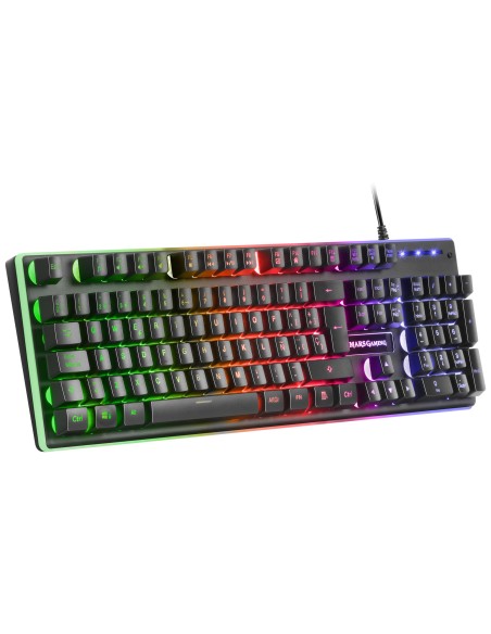 Combo Mars Gaming MCPXBES H-Mech FRGB 10000DPI XXL Negro