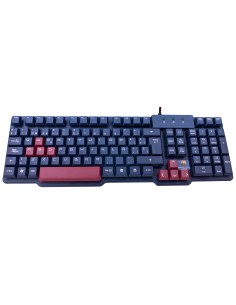 Mars Gaming MKBC teclado USB QWERTY Español Negro, Granate