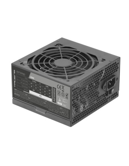 Fuente De Alimentacion Tacens Anima Apiii850 Atx Eco 850w 14db 12cm Fan Eficiencia 85% Lacada Negro