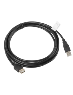 CABLE ALARGADOR LANBERG USB 2.0 MACHO HEMBRA 3M NEGRO