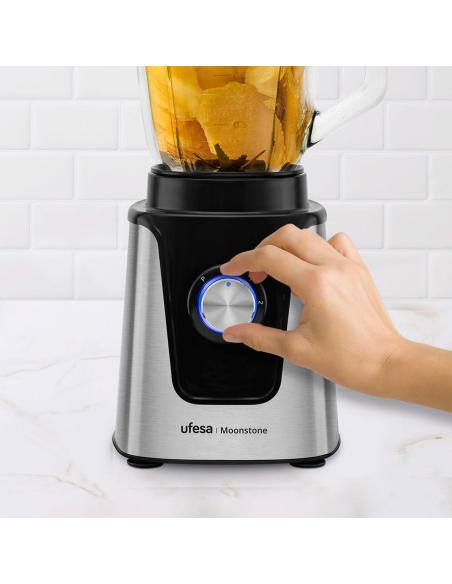 PAE BATIDORA DE VASO UFESA MOONSTONE 70205760 1500W JARRA DE CRISTAL 2 VEL