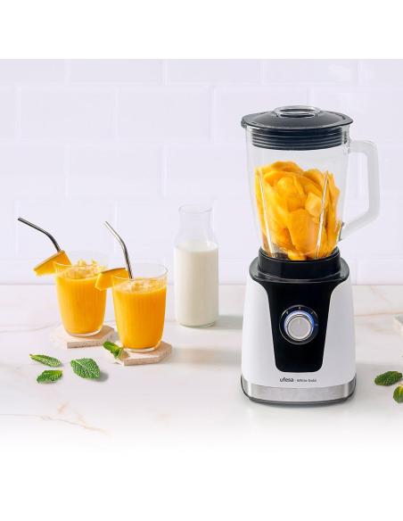 PAE BATIDORA DE VASO UFESA WHITE GOLD 70205761 1500W JARRA DE CRISTAL 2 VEL