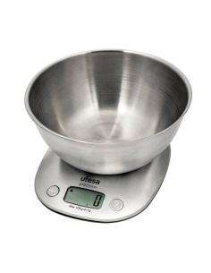 PAE BASCULA COCINA PRECISION UFESA 73104796 CON GRAN BOL EN ACERO INOXIDABLE