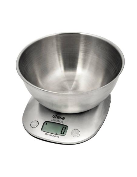 PAE BASCULA COCINA PRECISION UFESA 73104796 CON GRAN BOL EN ACERO INOXIDABLE