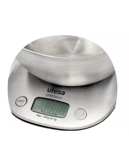 PAE BASCULA COCINA PRECISION UFESA 73104796 CON GRAN BOL EN ACERO INOXIDABLE