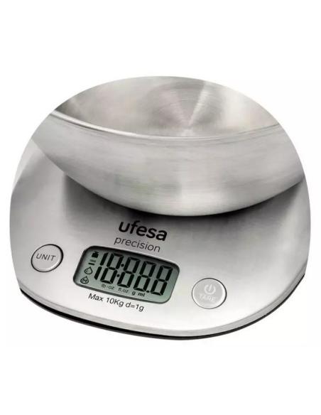 PAE BASCULA COCINA PRECISION UFESA 73104796 CON GRAN BOL EN ACERO INOXIDABLE