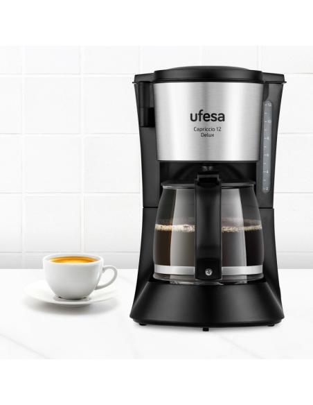 PAE CAFETERA CAPRICCIO 12 DELUX UFESA 71605329 CAPACIDAD: 12 TAZAS 1 2 L