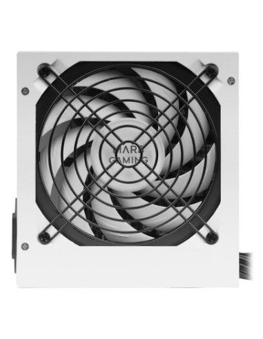 FUENTE DE ALIMENTACION MARS GAMING MPIII 550W, EFICIENCIA 85% PFC ACTIVO VENT 12x12 14db HASWELL DES