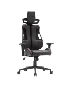 SILLA ERGONOMICA MARS GAMING MGCELITEBR CUERO PU PISTON DE GAS CLASE 4 MAS 150Kg NEGRO COSTURAS ROJ