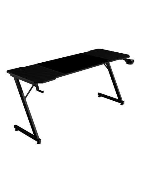 MESA MARS GAMING MGDX160 CHASIS ACERO 160x60x75 FIBRA DE CARBONO GESTION CABLES NEGRO