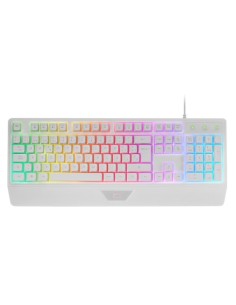 TECLADO MARS GAMING MK124ES H-MECH FRGB RAINBOW COLOR BLANCO