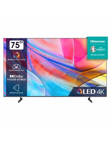 Hisense 75A79KQ Televisor 190,5 cm (75") 4K Ultra HD Smart TV Wifi Antracita 250 cd   m²