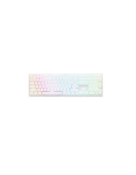 Ducky Zero 6108 100% Pure White RGB Tri-Mode Connect MX2A-Red (ES)
