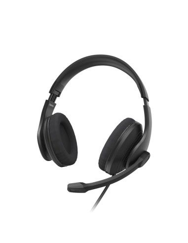 Hama HS-USB300 V2 Auriculares Alámbrico Diadema Oficina Centro de llamadas USB tipo A Negro