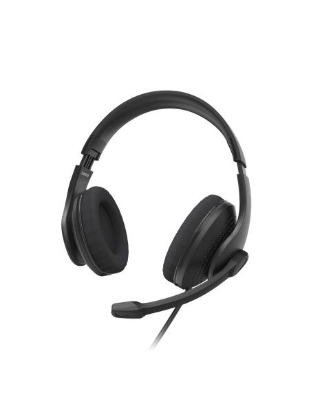 Hama HS-USB300 V2 Auriculares Alámbrico Diadema Oficina Centro de llamadas USB tipo A Negro