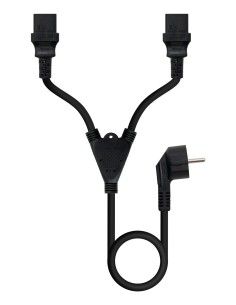 CABLE ALIMENTACION CEE7M - 2XC13H 3 M 10.22.0100-L300 NANOCABLE