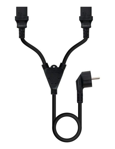 CABLE ALIMENTACION CEE7M - 2XC13H 3 M 10.22.0100-L300 NANOCABLE