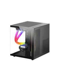 (Km0) CAJA MICROATX CUBE GAMING MARS GAMING MC-VIEW BLACK FRONTAL Y LATERAL DE CRISTAL TEMPLADO CONT