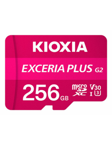 MICRO SD KIOXIA 256GB EXCERIA PLUS G2 UHS-I C10 CON ADAPTADOR