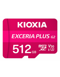 MICRO SD KIOXIA 512GB EXCERIA PLUS G2 UHS-I C10 CON ADAPTADOR
