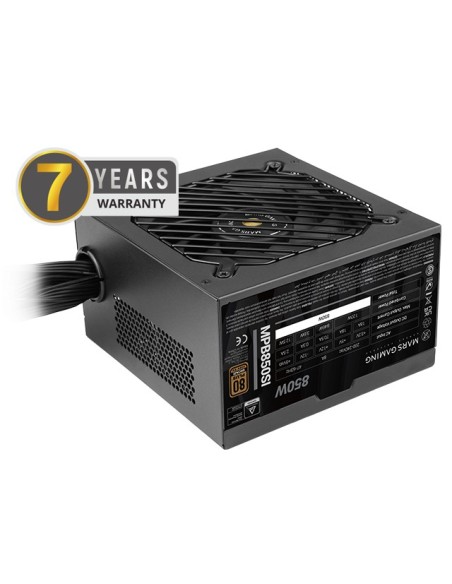 FUENTE DE ALIMENTACION MARS GAMING 850W MPB850SI EXTREME SILENCE 80 PLUS BRONZE NEGRO