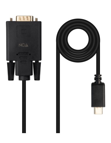CABLE CONVERSOR USB-C A VGA USB-CM-VGAM 1.8 M 10.15.5202 NANOCABLE